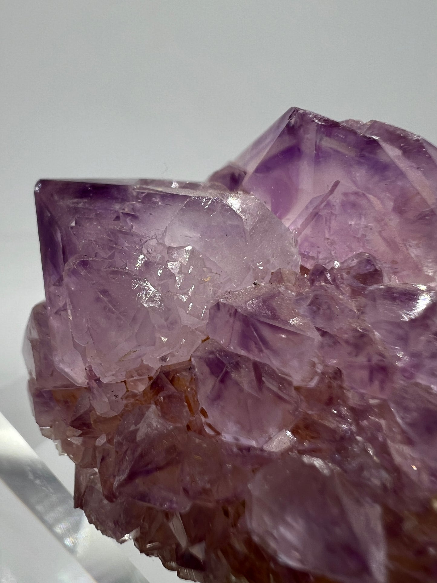 Spirit Quartz Cluster. Amazing Colors With Nice Points. Beautiful Cactus Quartz, Fairy Quartz From South Africa.