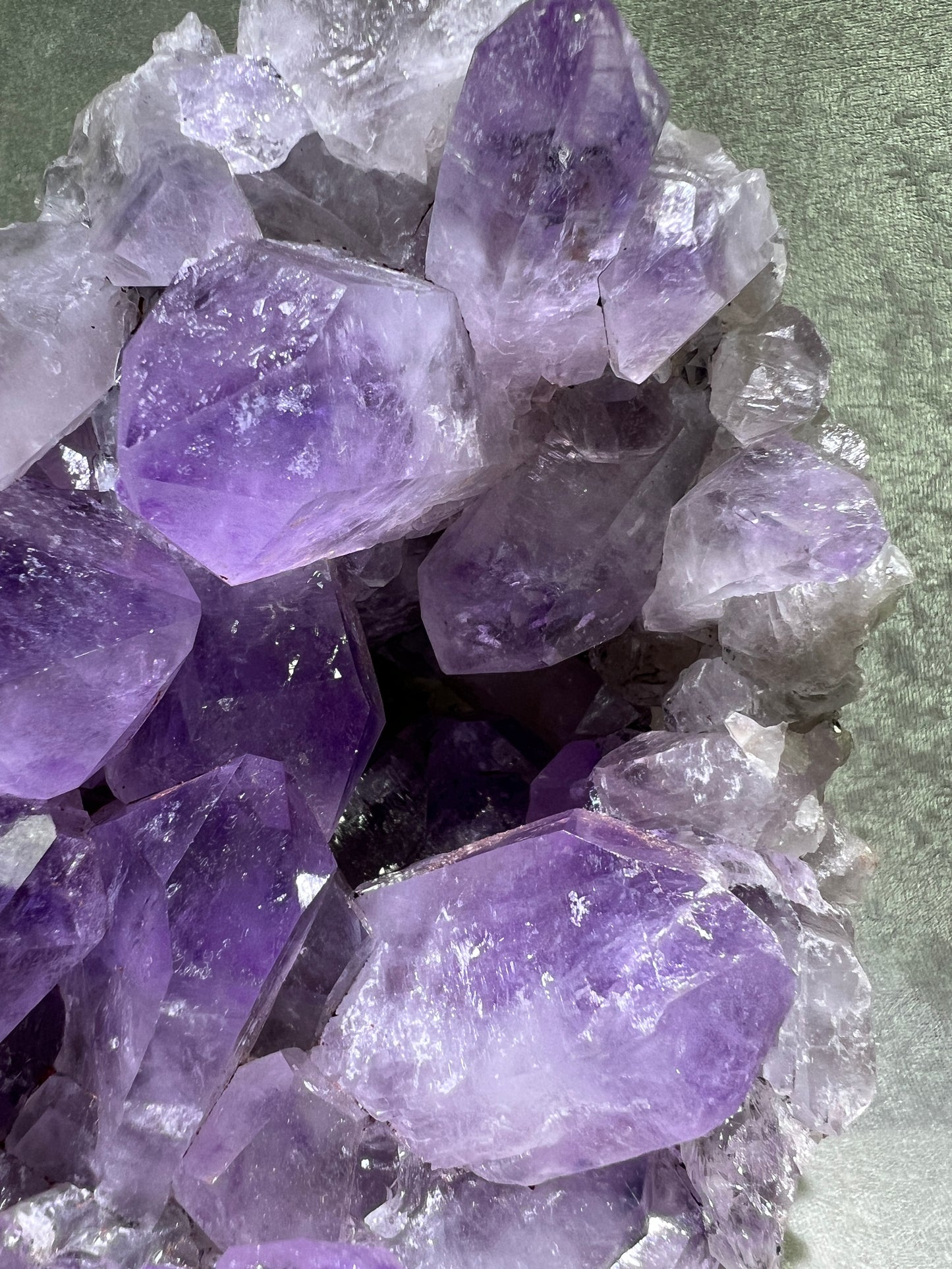 Jacaranda Amethyst Cluster. XL Amethyst Specimen From Zambia. High Quality Display Crystal.