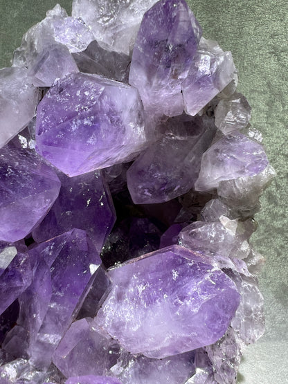 Jacaranda Amethyst Cluster. XL Amethyst Specimen From Zambia. High Quality Display Crystal.