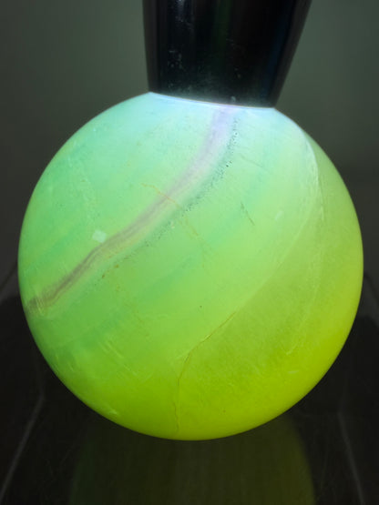 Mango Fluorite Sphere. Rare Fluorite Sphere From Brazil. Unique Beautiful Colors.