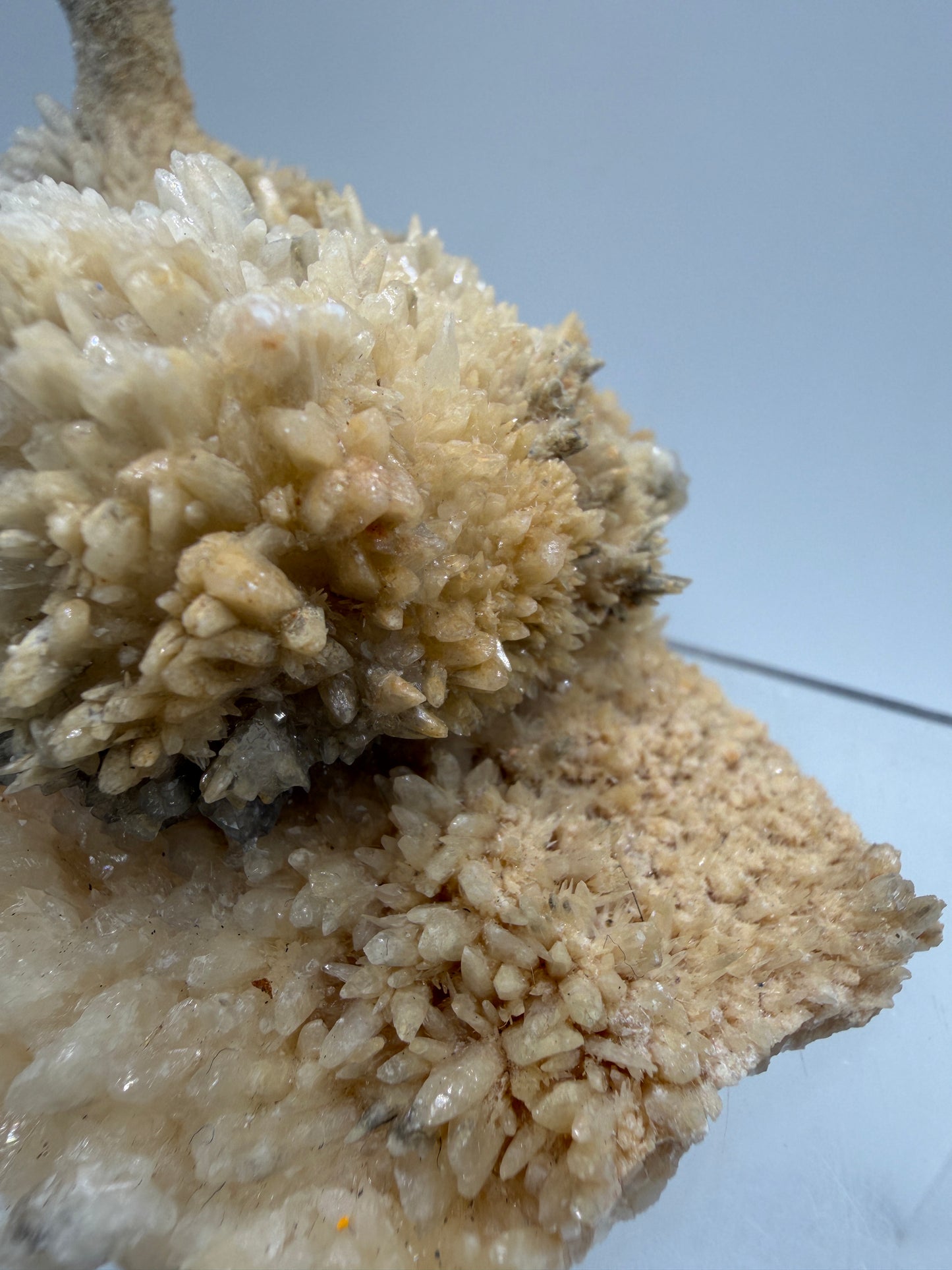 Dogtooth Calcite And Stalagmite Specimen. Stunning Flower Clusters. High Quality Rare Specimen.