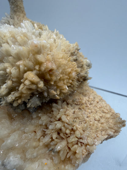 Dogtooth Calcite And Stalagmite Specimen. Stunning Flower Clusters. High Quality Rare Specimen.
