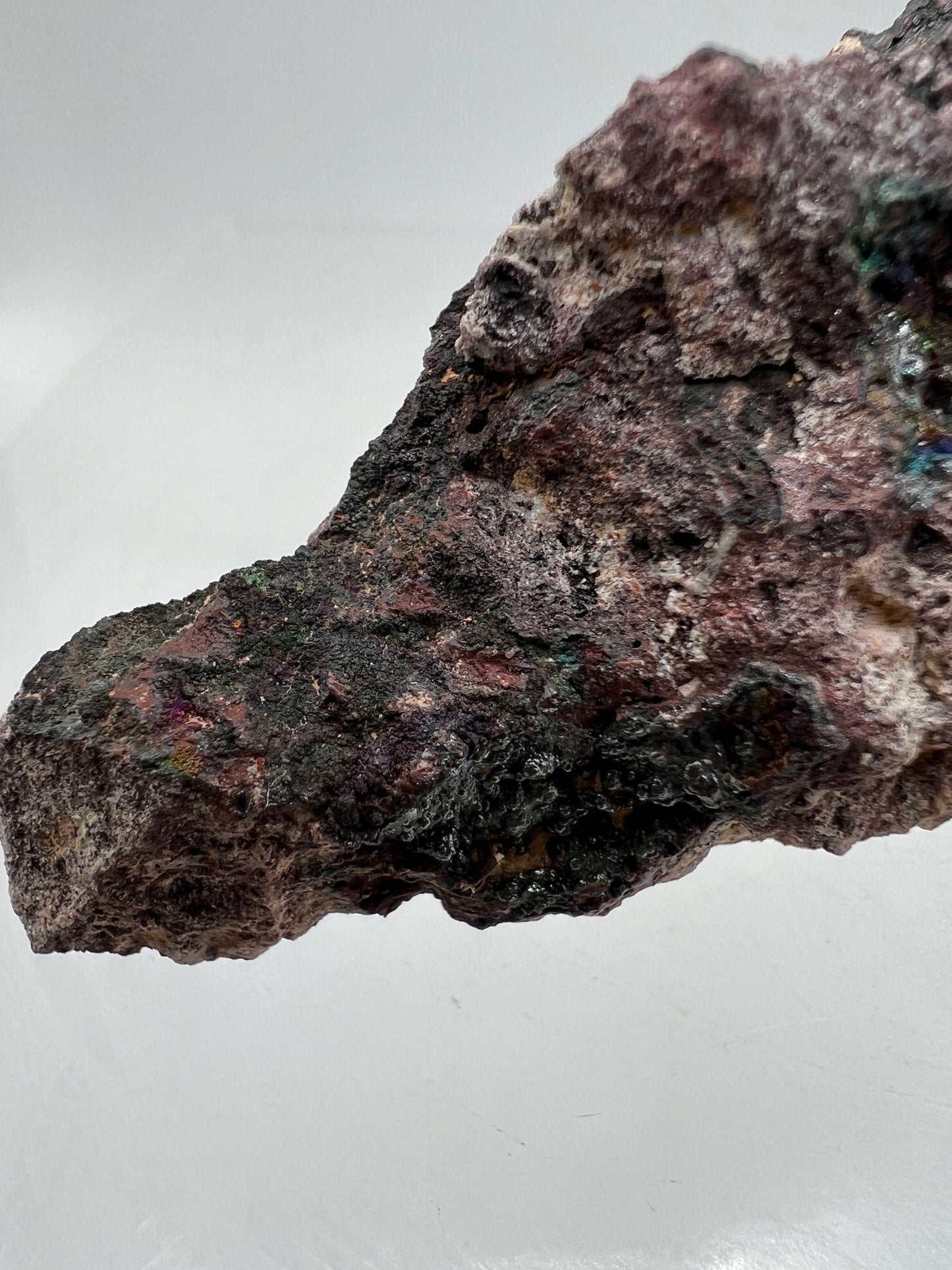 Turgite From Chihuahua, Mexico. Gorgeous Iridescent Rainbow Flash. Amazing Hematite Goethite Mineral Specimen.
