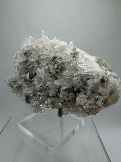 Needle Quartz Cluster. High Quality Large Clear Quartz Specimen. Gorgeous Very Fine Quartz Points.