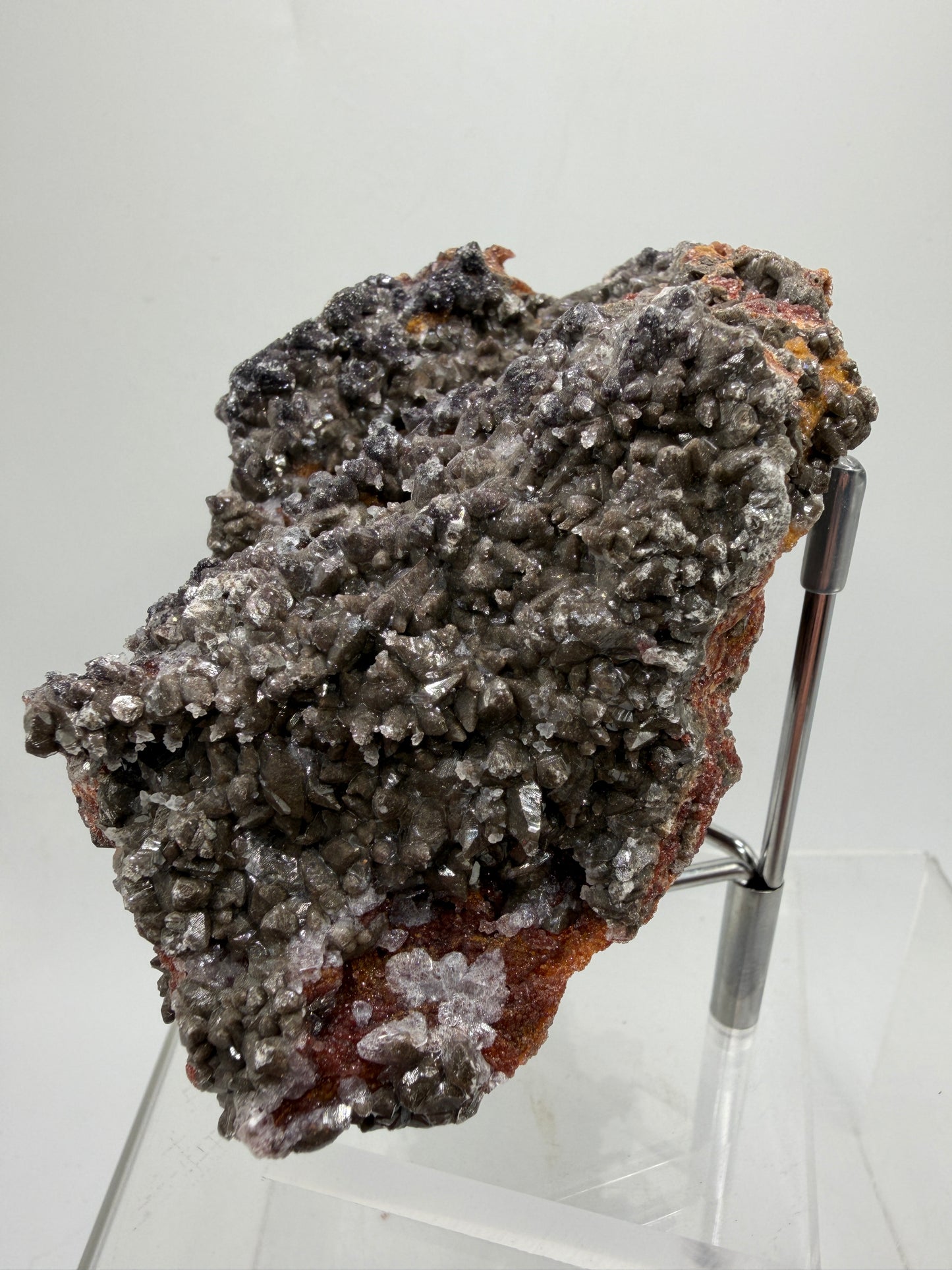 Dogtooth Calcite Specimen. Gorgeous High Quality Mineral From Mexico. Amazing Rare Colors And Clusters
