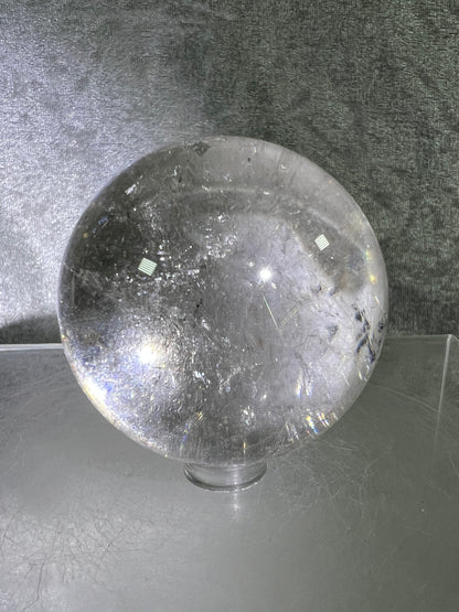 Rutile Quartz Sphere. 58mm. Gorgeous Golden Rutilated Quartz. Stunning Display Sphere