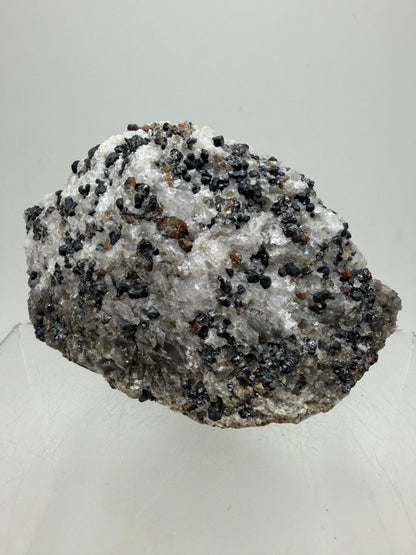 Franklinite, Willemite, And Calcite UV Specimen. Beautiful UV Reactive Crystals With Stunning Colors. High Quality Display Crystal