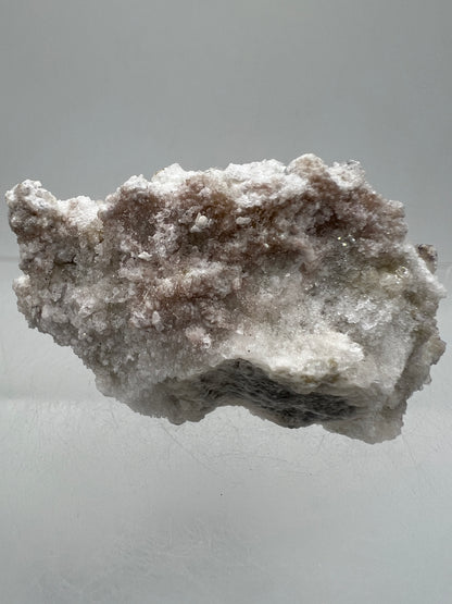 Selenite With Druzy Fluorite. Gorgeous Mineral Specimen From Mexico. UV Reactive Display Crystal.