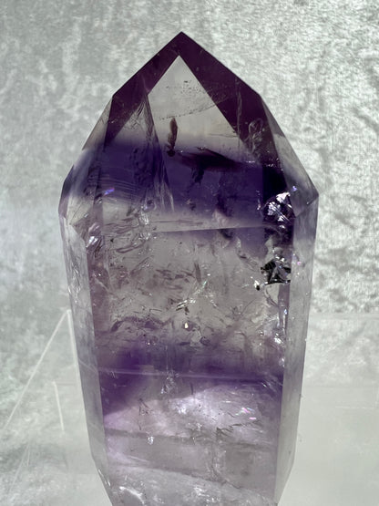 Phantom Amethyst Tower. Gorgeous Amethyst With Amazing Rainbows. High Quality Rare Crystal.