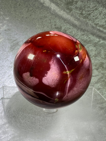Mookaite Crystal Sphere. 76mm. Amazing Colors And Patterns. High Quality Collectors Sphere.