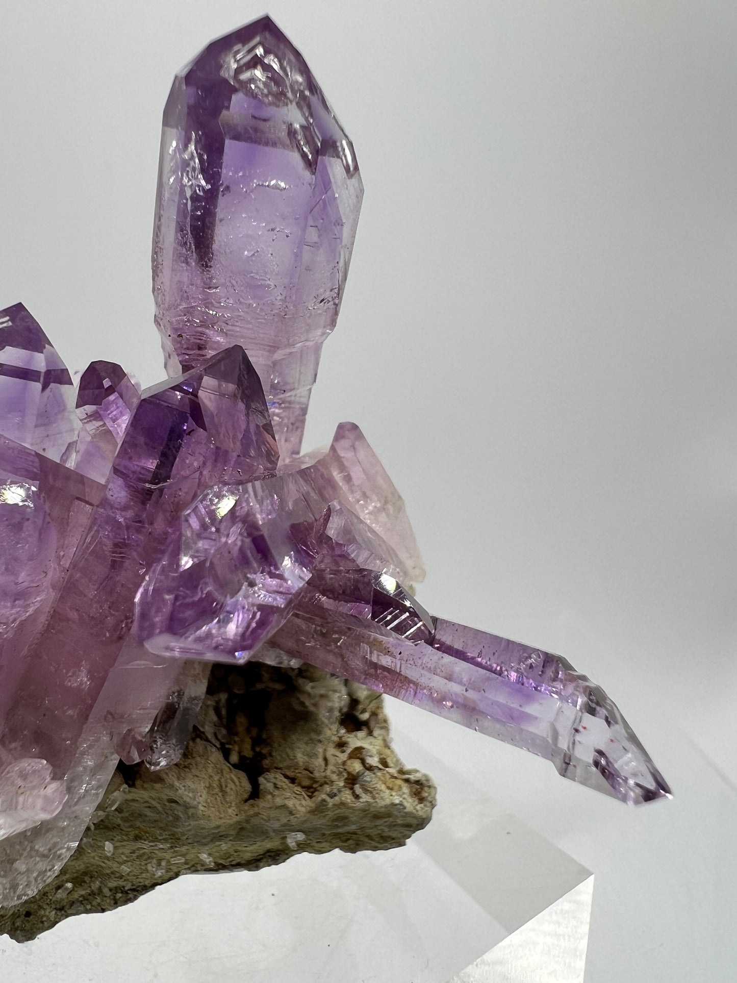 Veracruz Amethyst Display Cluster. Gorgeous Deep Purple High Quality Specimen. World Famous Rare Amethyst