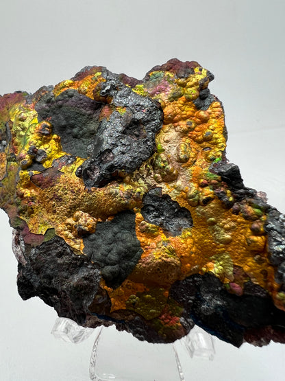 Turgite From Chihuahua, Mexico. Stunning Iridescent Rainbow Flash. Amazing Hematite Goethite Mineral Specimen.