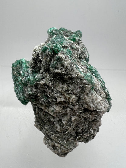 Emerald Mica In Matrix Specimen. Incredible Chrome Muscovite From Zimbabwe. Beautiful One Of A Kind Rare Crystal
