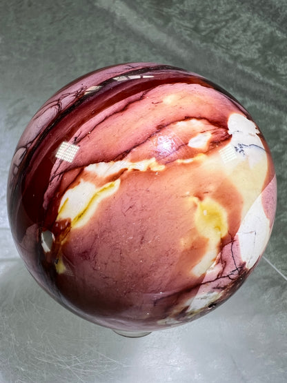 Mookaite Crystal Sphere. 76mm. Amazing Colors And Patterns. High Quality Collectors Sphere.