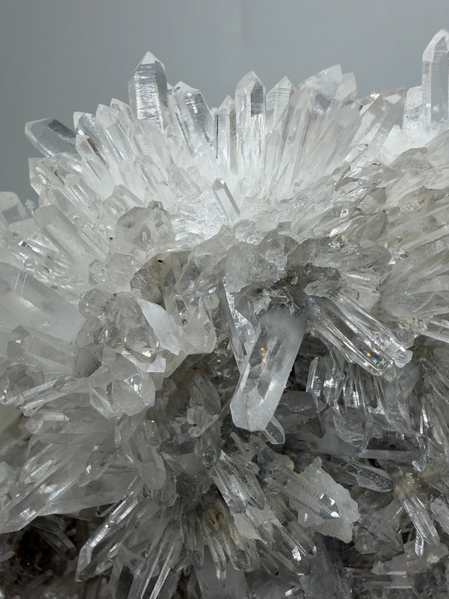Needle Quartz Cluster. High Quality Large Clear Quartz Specimen. Gorgeous Very Fine Quartz Points.