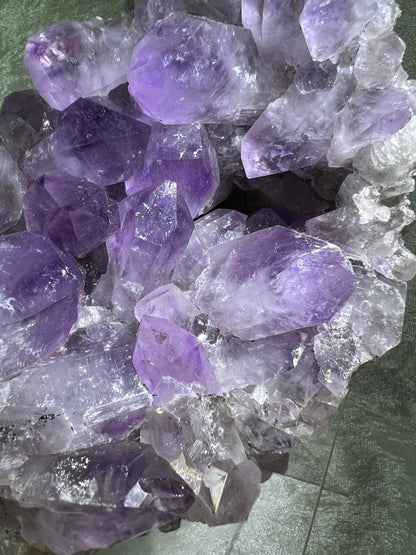 Jacaranda Amethyst Cluster. XL Amethyst Specimen From Zambia. High Quality Display Crystal.