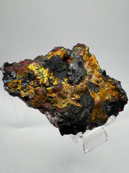Turgite From Chihuahua, Mexico. Stunning Iridescent Rainbow Flash. Amazing Hematite Goethite Mineral Specimen.