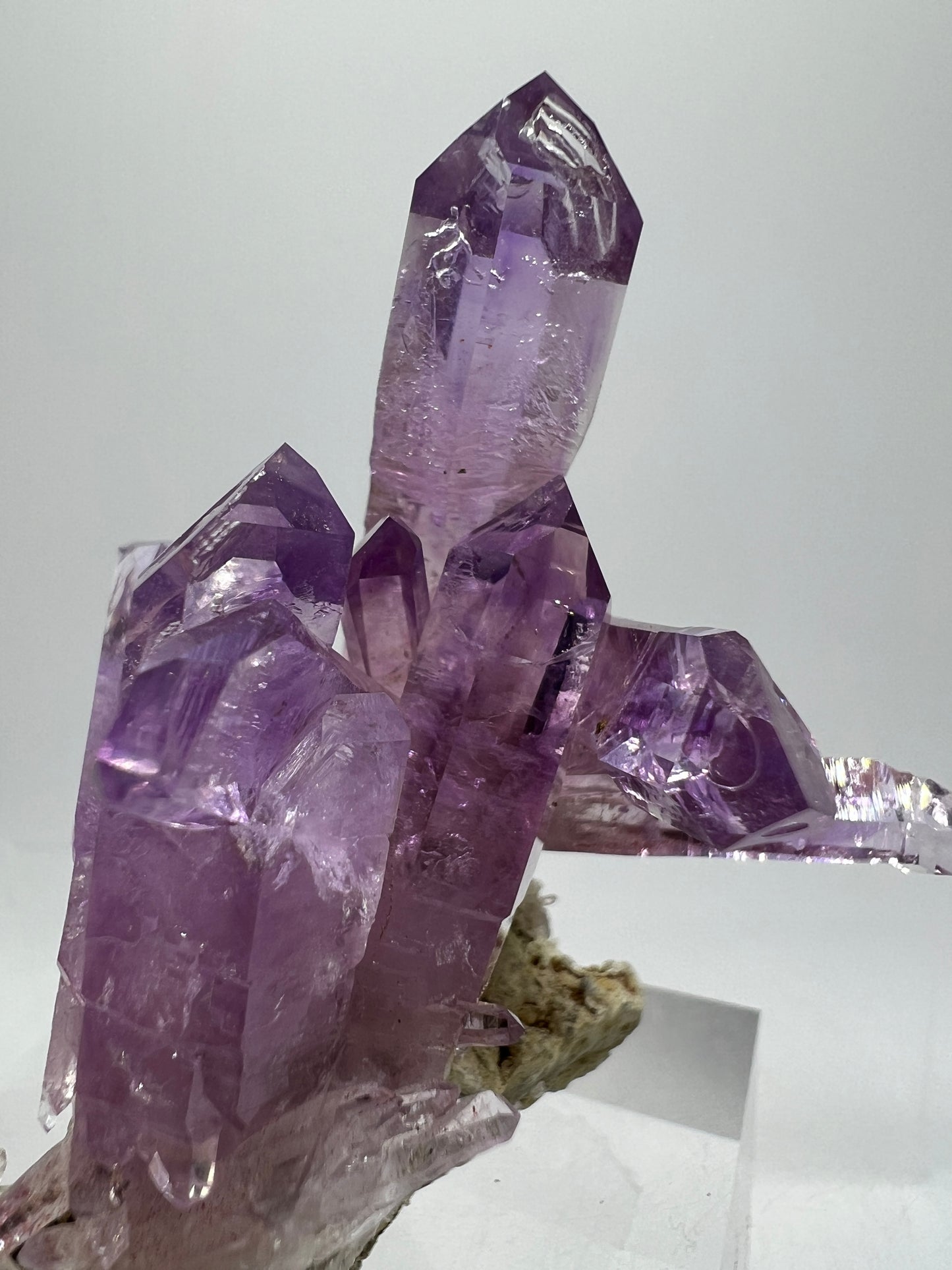 Veracruz Amethyst Display Cluster. Gorgeous Deep Purple High Quality Specimen. World Famous Rare Amethyst