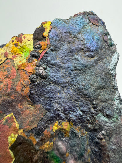Turgite From Chihuahua, Mexico. Stunning Iridescent Rainbow Flash. Amazing Hematite Goethite Mineral Specimen.