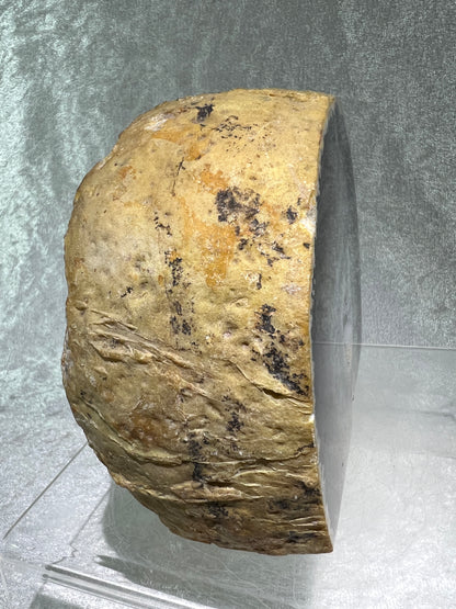 Druzy Agate Book Ends. Stunning Agate From Brazil. Large Cut And Polished Crystal Book Ends.