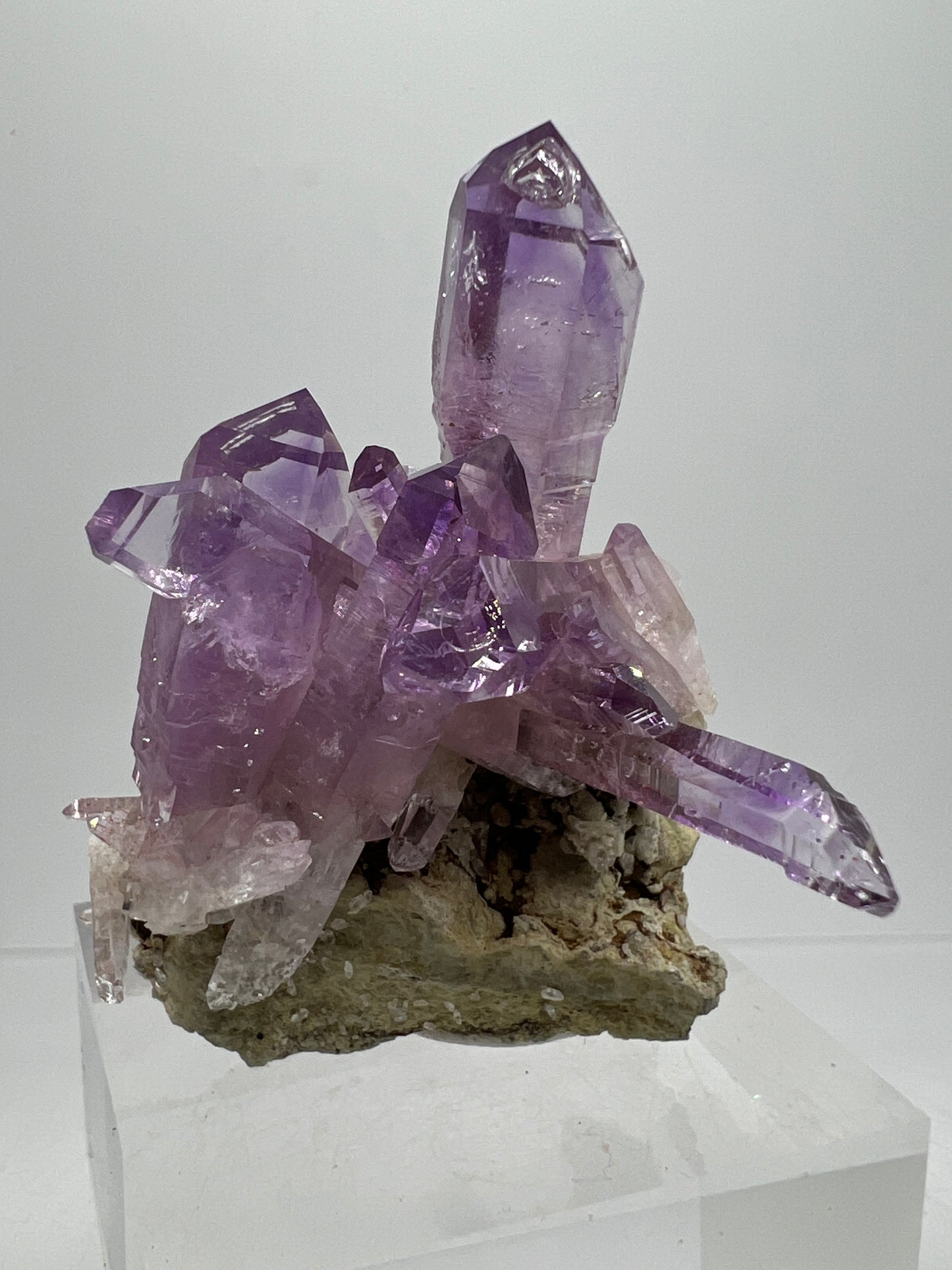Veracruz Amethyst Display Cluster. Gorgeous Deep Purple High Quality Specimen. World Famous Rare Amethyst