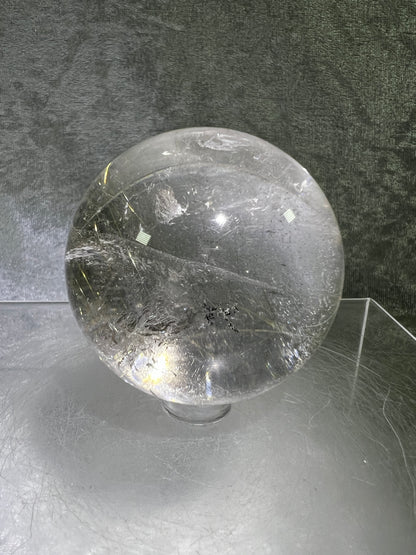 Rutile Quartz Sphere. 58mm. Gorgeous Golden Rutilated Quartz. Stunning Display Sphere