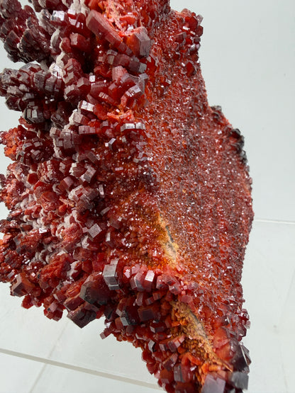 Vanadinite Crystal Specimen. Large High Quality Crystal Cluster. Gorgeous Mineral Specimen From Morocco