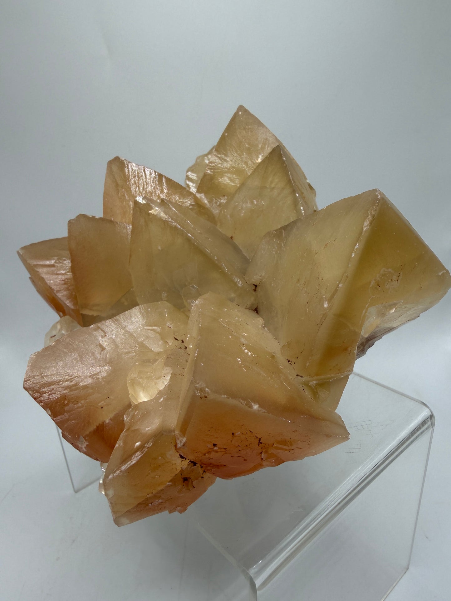 Mariposa Butterfly Calcite Cluster. Large Beautiful Calcite From Mexico. Fantastic High Quality Mineral Specimen