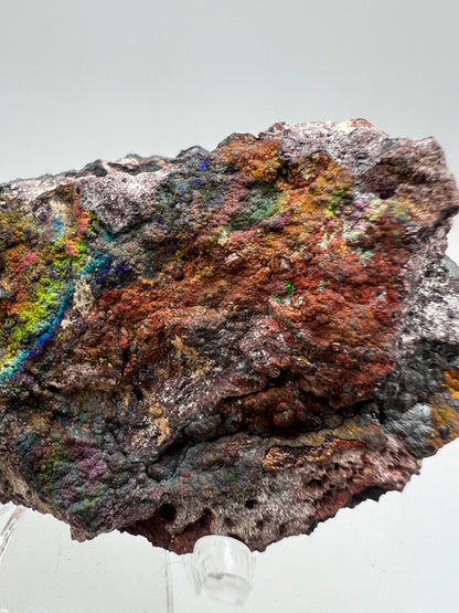 Turgite From Chihuahua, Mexico. Gorgeous Iridescent Rainbow Flash. Amazing Hematite Goethite Mineral Specimen.