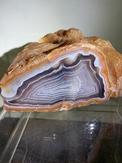 Sashe River Agate Freeform. Incredible Semi Polished Freeform From Zimbabwe. High Quality Rare Display Crystal