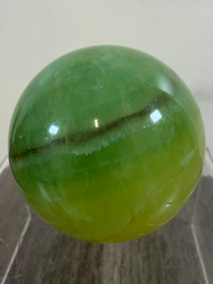 Mango Fluorite Sphere. Rare Fluorite Sphere From Brazil. Unique Beautiful Colors.