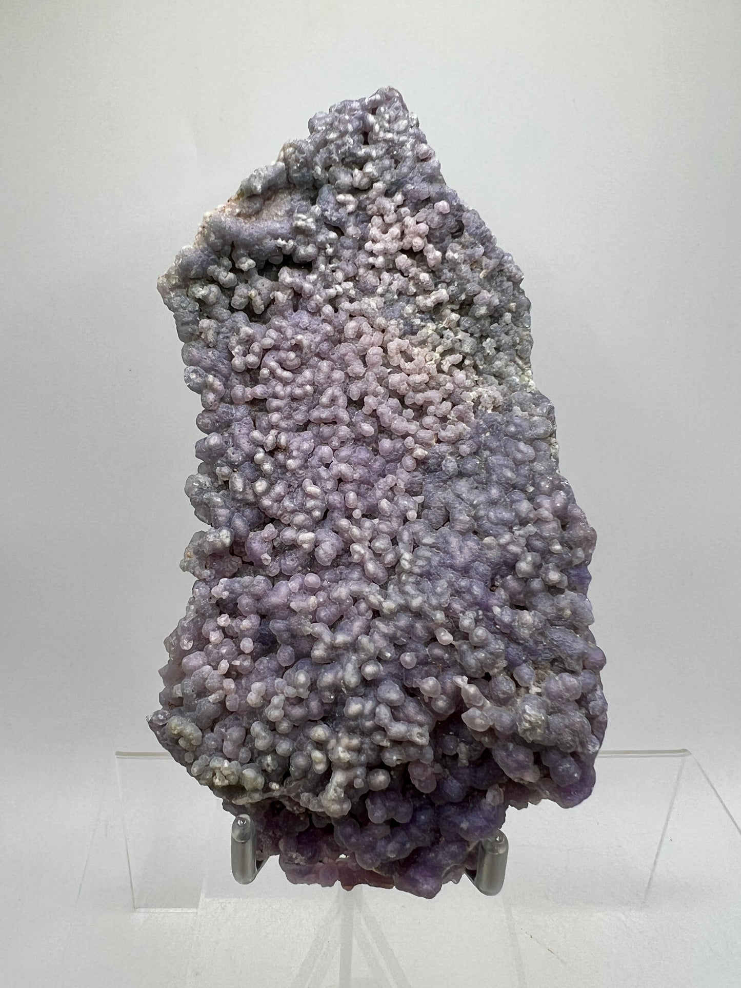 Grape Agate Crystal Specimen. Beautiful Botryoidal Clusters. Amazing Colorful Mineral Specimen From Indonesia.