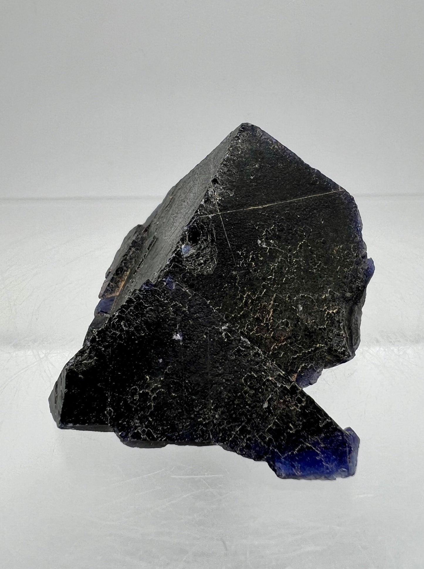 Stunning Black Rose Fluorite. UV Reacts Intense Red! Very High Quality Display Crystal.