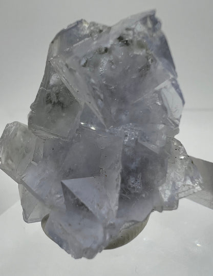 Amazing Xianghualing Fluorite Specimen. Very Nice Crystal Cluster.