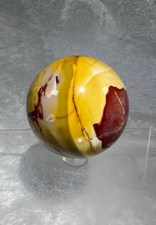 Gorgeous Mookaite Crystal Sphere. 58mm. High Quality Crystal. Incredible Colors And Patterns.