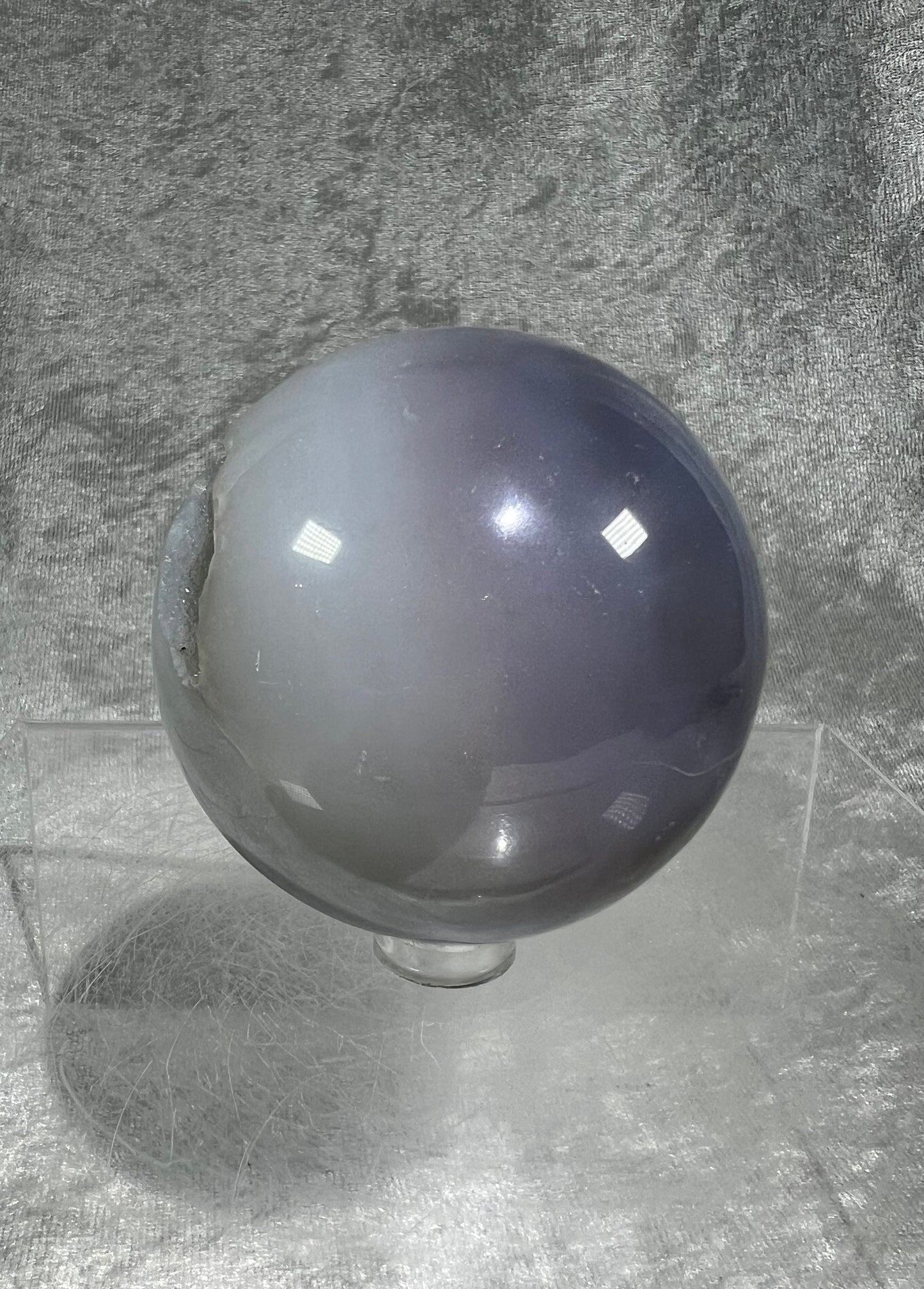 Beautiful Druzy Blue Agate Sphere. 64mm. Amazing Sugar Druzy. High Quality Light Blue Druzy Sphere.