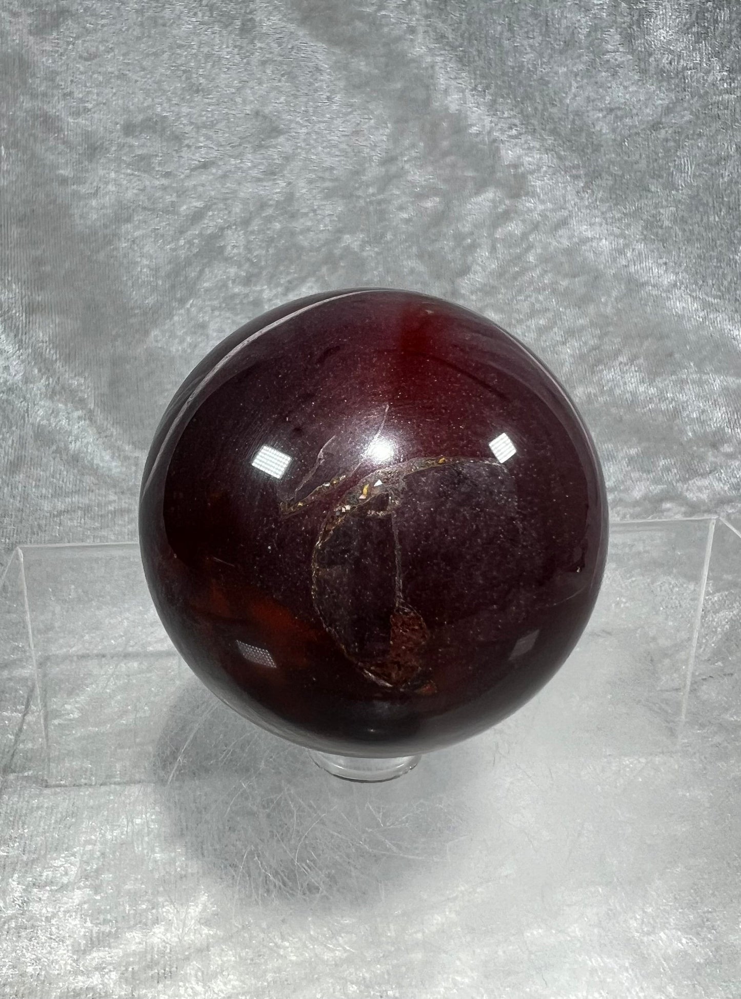 Gorgeous Purple Mookaite Crystal Sphere. 58mm. Rare And Beautiful Colors.