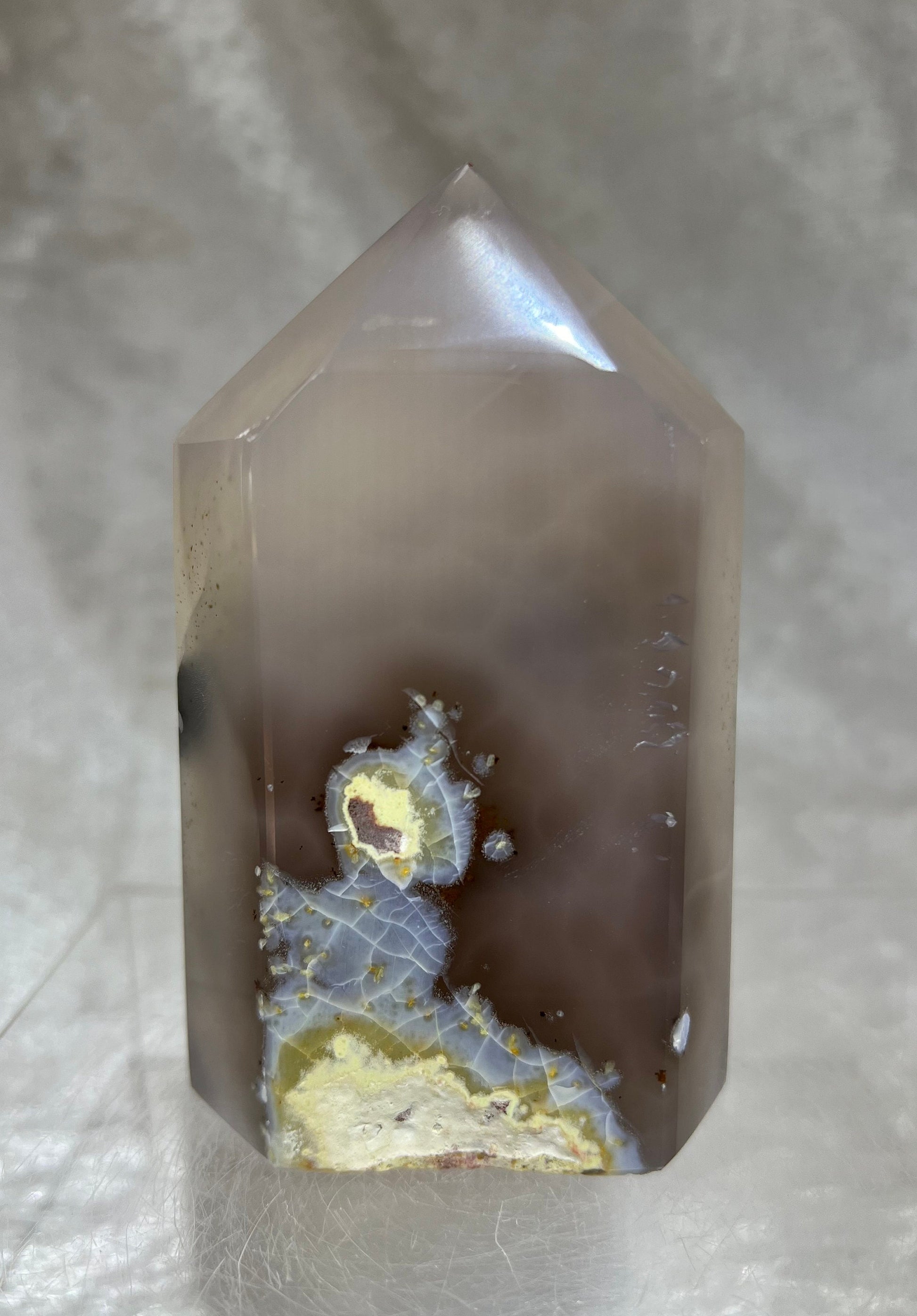 Amazing Druzy Agate Tower From Brazil. Incredible One Of A Kind Sugar Druzy! Wild Druzy Agate Tower.