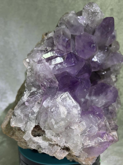 Jacaranda Amethyst Cluster. XL Amethyst Specimen From Zambia. High Quality Display Crystal.