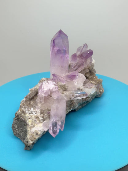 Veracruz Amethyst Display Cluster. Gorgeous Deep Purple High Quality Specimen. World Famous Rare Amethyst