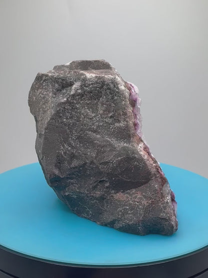 Salrose And Malachite Specimen. Rare Druzy With Gorgeous Colors And Crystals. Stunning Cobaltion Dolomite Specimen From The Congo.