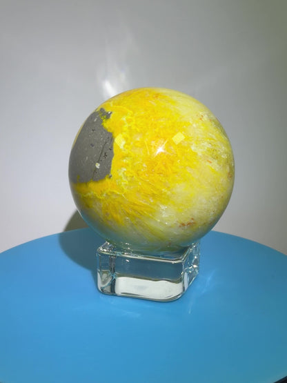 Bumble Bee Jasper Sphere. 50mm. Beautiful Colors And Patterns. Amazing Rare Crystal.