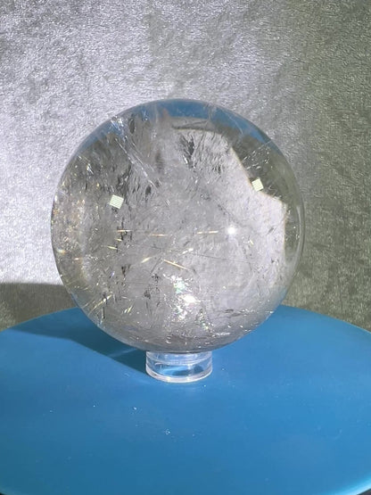 Rutile Quartz Sphere. 58mm. Gorgeous Golden Rutilated Quartz. Stunning Display Sphere
