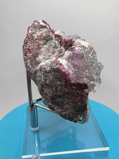 Salrose And Malachite Specimen. Stunning Rare Quartz Druzy. Beautiful Cobaltion Dolomite Specimen From The Congo.