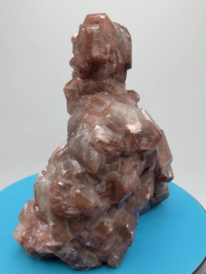 Chocolate Calcite Specimen. Very High Quality Cubic Hematite Calcite Cluster. Stunning Crystal Display Specimen
