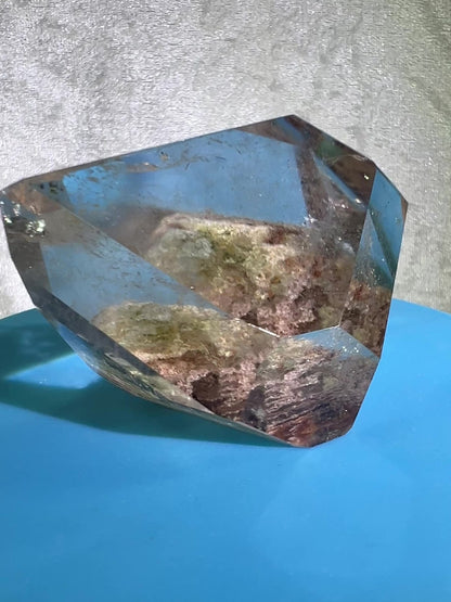 Garden Quartz Polished Freeform. Gorgeous Thousand Layer Four Seasons Landscape. High Quality Crystal.