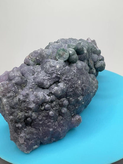 Grape Agate Crystal Specimen. Beautiful Botryoidal Clusters. Amazing Colorful Mineral Specimen From Indonesia.