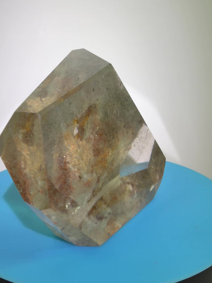 Garden Quartz Polished Freeform. Beautiful Pastel Landscape. High Quality Crystal.