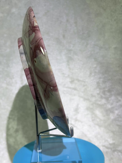 Picture Jasper Plate. Gorgeous All Natural Scenic Jasper. Incredible Piece Of Art.