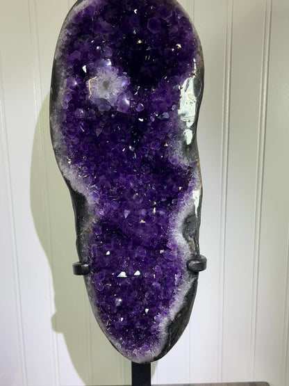 Extra Large Amethyst Geode Specimen - Uruguayan AAA Quality with Custom Stand